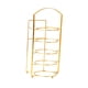 thumbnail image 3 of Estantes Extensibles Para Encimera, Decoración De Habitación, Estante De Almacenamiento De Cocina De Metal De 23x45cm, Dorado, 3 of 5