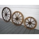 thumbnail image 3 of Wagon Wheel Leigh Country TX 93947, 18 cm, pino macizo y nogal, 3 of 6