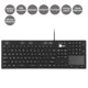 thumbnail image 2 of Teclado SIIG JK-US0W11-S1 USB IP68 Lavable con panel táctil, 2 of 8