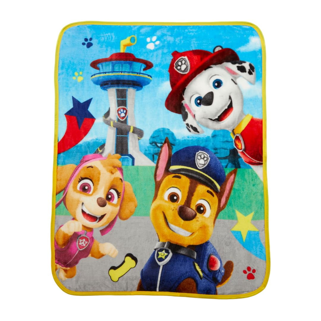 Ropa De Cama Infantil Throw Franco Paw Patrol Silk Touch, 100 X 125 Cm