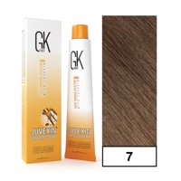 Gkhair - - Tintura Cream Color Permanente Vegana 100Ml + Oxidante - 7 Rubio