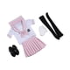 thumbnail image 4 of Traje De Uniforme De Colegiala A Escala 1:6 Para Figuras De Acción Femeninas De 12'', Cuerpo Rosa, 4 of 5