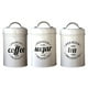 thumbnail image 3 of Té Café Azúcar Almacenaje de la Cocina Botes Jarras Macetas Contenedores Latas Beige, 3 of 3