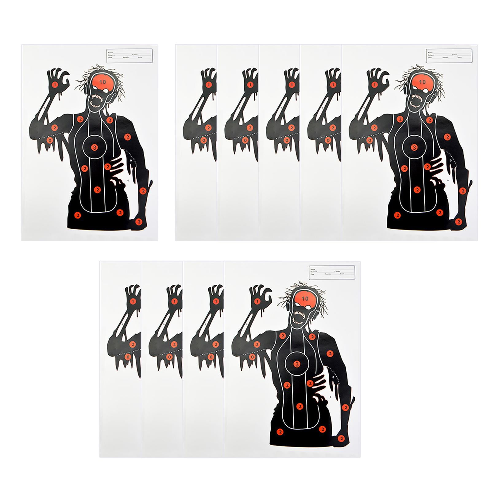 Ioensy - Blanco De Tiro De Papel Al Aire Libre Para Juego De Tiro De Caza Tiro Con Arco Zombie