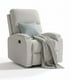 thumbnail image 2 of Berger Reclinable Blanco Moderno de Lino Matheus PK8071BIV, 2 of 3