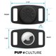 thumbnail image 3 of Soporte para AirTag Pup Culture para collares de perro y gato, 3 of 7