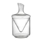 thumbnail image 3 of Jarra Cristal Alta Transparente Para Bebidas Fiestas Boca Oblicua Gran Presente, 3 of 5
