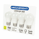 thumbnail image 2 of Pack de 4 ampolletas LEDBright A60 de 9W Color 3000 Luz Cálida, 2 of 2