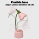 thumbnail image 5 of Lámpara de escritorio rosa con forma de flor KoudHug, recargable por USB, flexible, 5 of 7