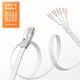 thumbnail image 3 of Cable Ethernet Jadaol Cat 6 de 25 pies y 10 Gbps, compatible con Cat8 Cat7, blanco, 3 of 6