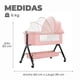 thumbnail image 3 of Cuna Colecho Moises Bebe Altura Regulable Safe&soft Rosado, 3 of 6