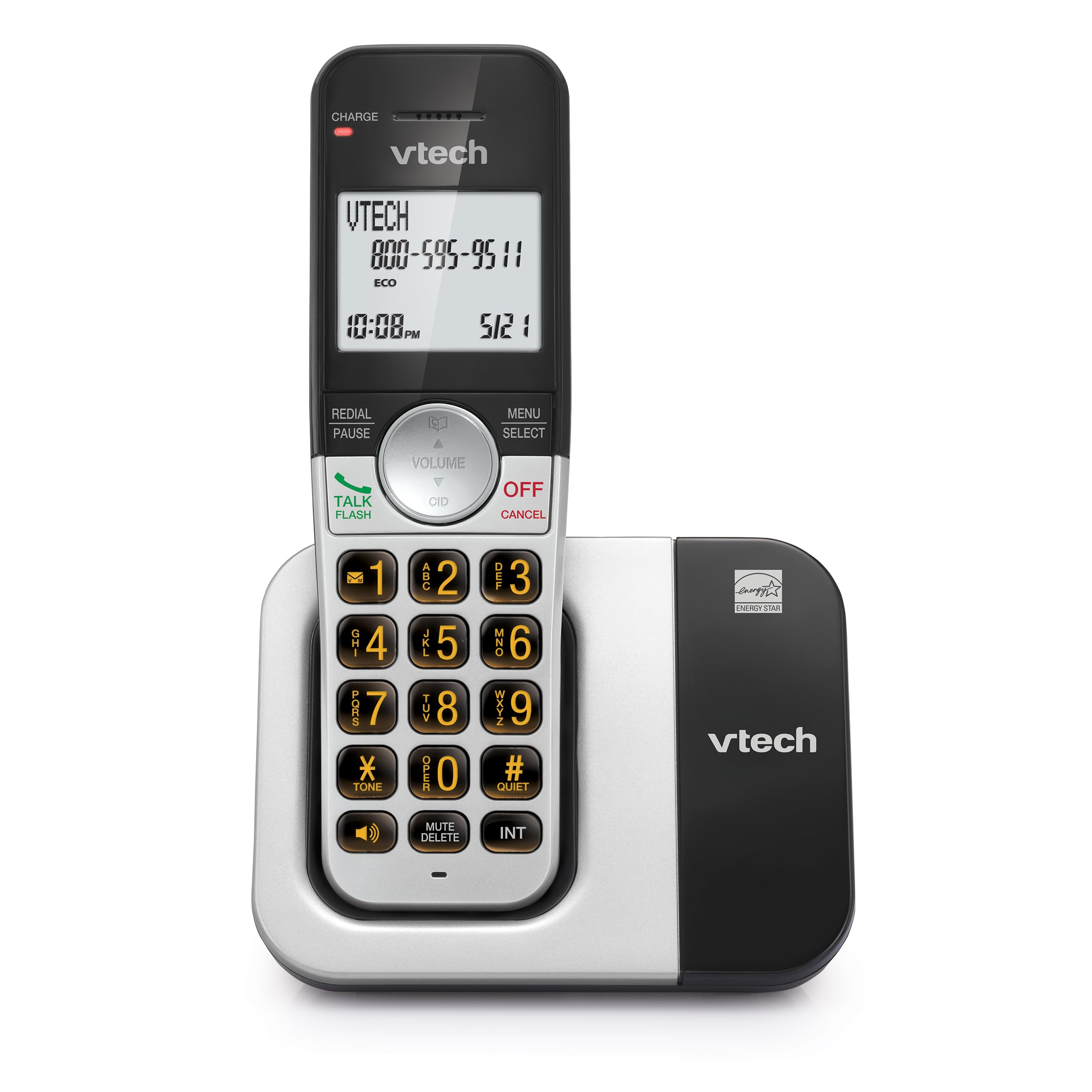 Teléfono Inalámbrico Vtech Vg231, Dect 6.0, Identificador De Llamadas, Altavoz