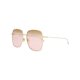 thumbnail image 2 of Gafas de sol cuadradas o rectangulares de Gucci, doradas, doradas y rosas, de lujo, hechas en Japón,, 2 of 8