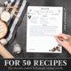 thumbnail image 4 of Elegante Organizador De Recetas Negro Con Fruta Y Queso, 4 of 9