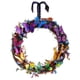 thumbnail image 3 of de mariposa de simulación de 18 ", de puerta delantera, colgante de pared, coronas de primavera de bienvenida de ratán para boda,, 3 of 5