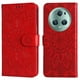 thumbnail image 2 of Funda tipo cartera FOXDOCK para Honor Magic 5 Pro , diseño girasol en relieve, cuero PU, cierre magnético, soporte y tarjetero, 2 of 5