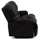thumbnail image 4 of Bergere Perugia Reclinable 3 Cuerpos Cuero Kentucky Negro, 4 of 8