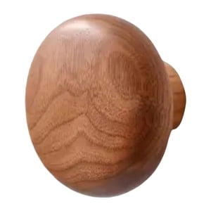 Bothyi - Perchero De Madera Para Pared, Decorativo, Para Armario, Para Sombreros, Bufandas, Toallas, Redondo, 5,1 X 4,6 X 4 Cm