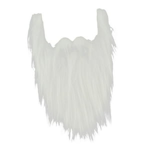 Genérico - Accesorios De Disfraz De Barba Falsa Larga Accesorios Festivos Cosplay Bigotes De Vacaciones Blanco