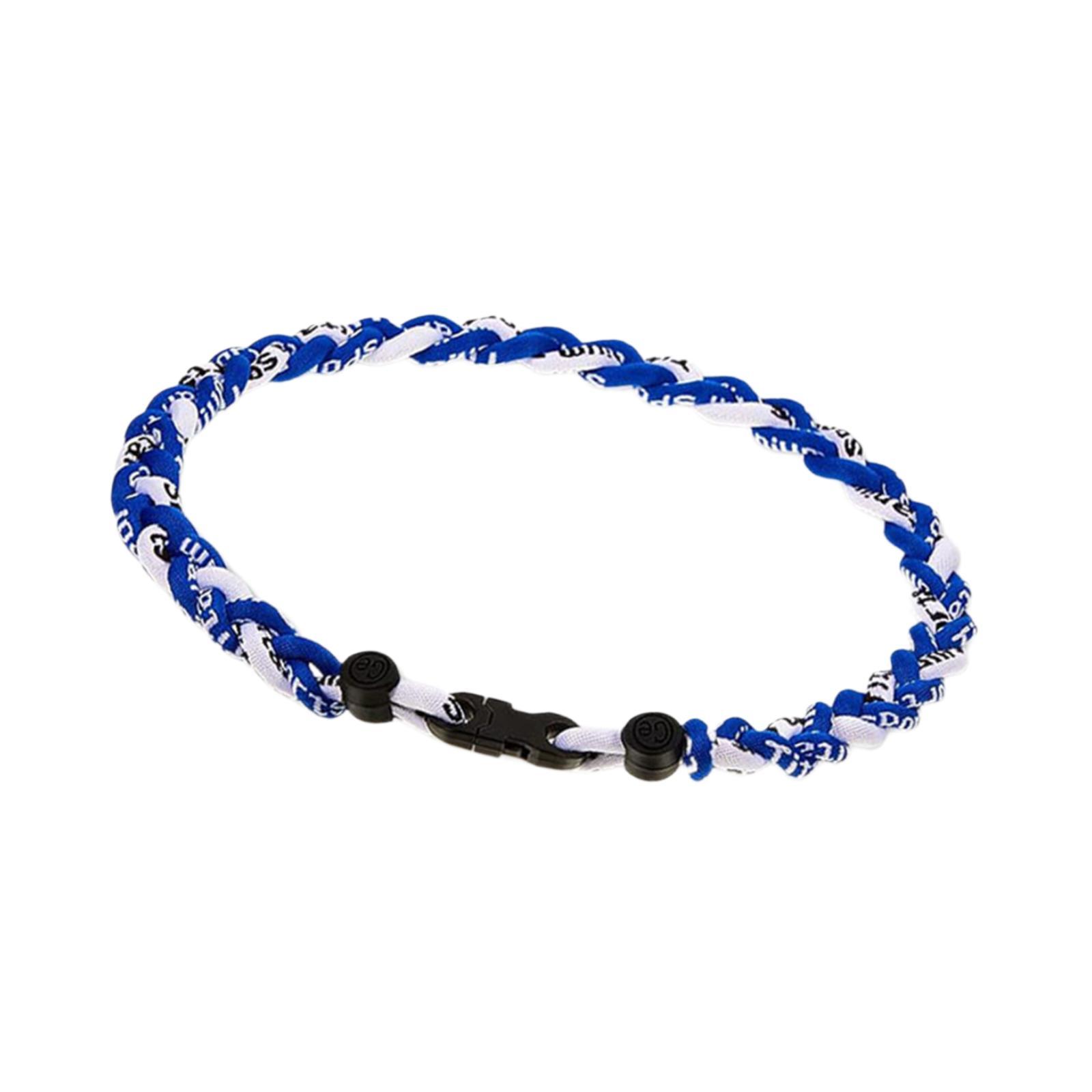 Magideal - Collar De Béisbol, Collar Inspirador Informal De Regalo, Collar De Cuerda Decorativo, Joyería Para Amantes Del Equipo De Béisbol, Niños Y Niñas , Azul Azul Blanco