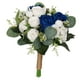 thumbnail image 3 of Ramo De Boda Ramo De Dama De Honor Francés Para Novia Dama De Honor Despedida De Soltera Azul Blanco, 3 of 3
