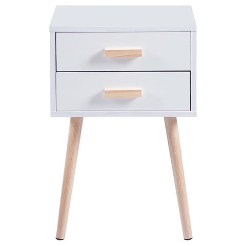 Klik Muebles - Velador Eames Doble Blanco