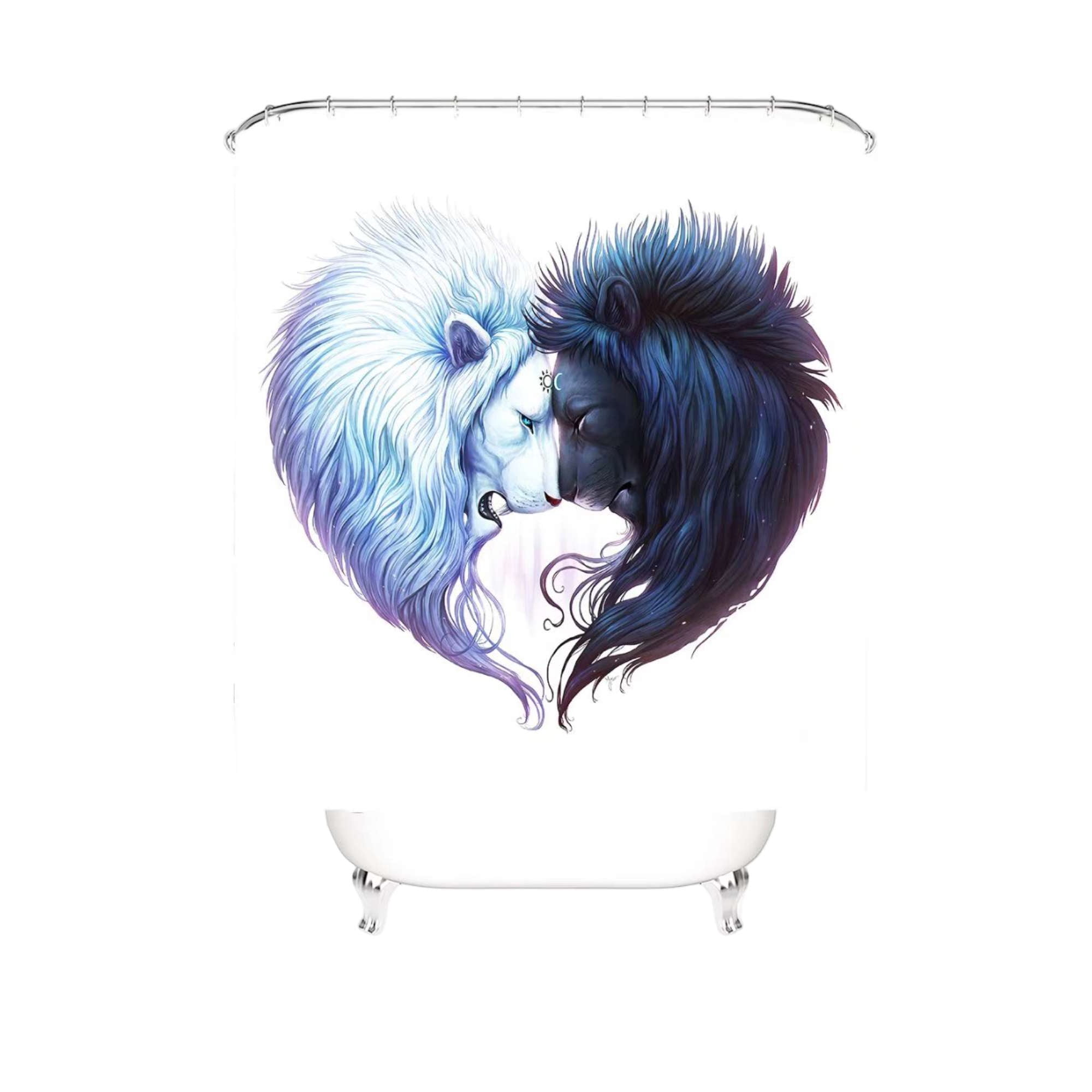 Genérico - Cortina Para Baño Con Forro De Ducha 180 Cm L44