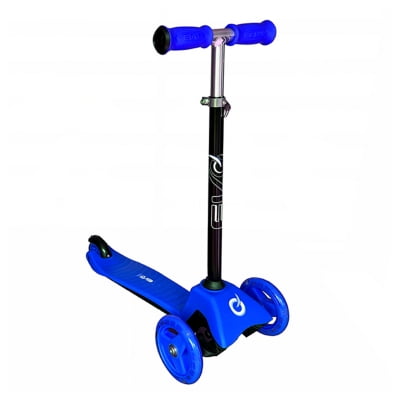 Evo - Scooter Monopatín Tres Ruedas Con Luces Light Up Azul