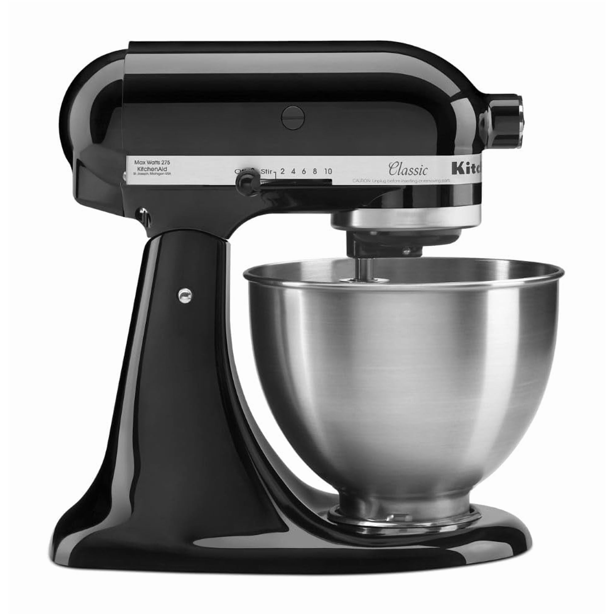 Batidora De Pie Kitchenaid Classic Series 4.5l K45ss Onyx Black