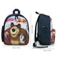 thumbnail image 2 of Mochila Escolar Desmarcar Masha y el Oso Azul, 2 of 6