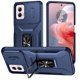thumbnail image 1 of Funda Armada para Motorola Moto G Power 2024 con Tapa Deslizante y Soporte Magnético Giratorio Azul, 1 of 5