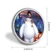 thumbnail image 2 of Baymax-Theme Round Button Badge: Premium Metal Construction, Ideal for High-End Events 2.8 cm, 2 of 6