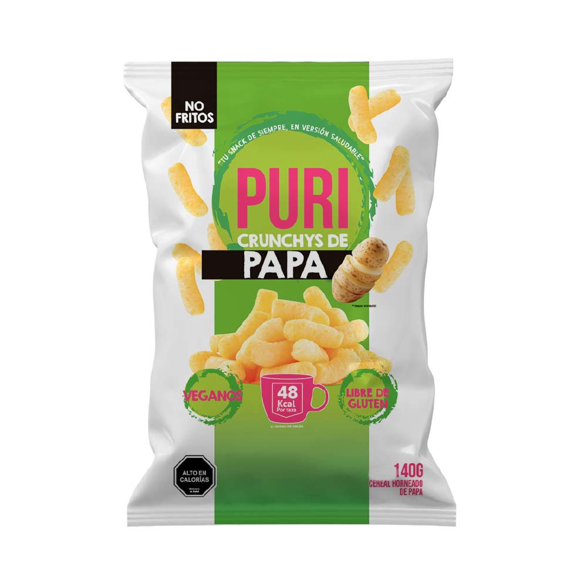 Crunchys De Papa 140 g Purisnacks
