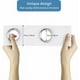 thumbnail image 4 of Cinta para cortinas con ojales, tira de adorno para cortinas, cinta superior con ojales, gancho plisado, accesorios para cortinas, 5 m, blanco, BLOW, 4 of 5
