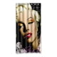 thumbnail image 1 of Cortina de ducha de Marilyn Monroe, juego de cortina de baño con ganchos, tamaño 36 x 72 pulgadas, 1 of 3