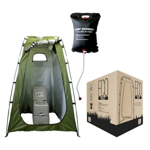 Miglu - Baño Químico Portátil Con Ducha Solar Para Camping