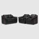 thumbnail image 1 of Juego De Living Galicia De 2, 1 Y 1 Cuerpos Negro, 1 of 5