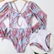 thumbnail image 4 of Traje de baño bikini push up sexy para mujer, traje de baño de manga larga para mujer., 4 of 5