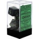 thumbnail image 1 of Juego de mesa Dice Set Chessex Gemini, negro/gris/verde, 1 of 2