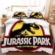 thumbnail image 1 of Jurassic Park Bedding Set Duvet Cover Soft Quilt Cover Pillowcases Gift3-Piece Bedding Set (1 Duvet Cover + 2 Pillow Shams), 1 of 5
