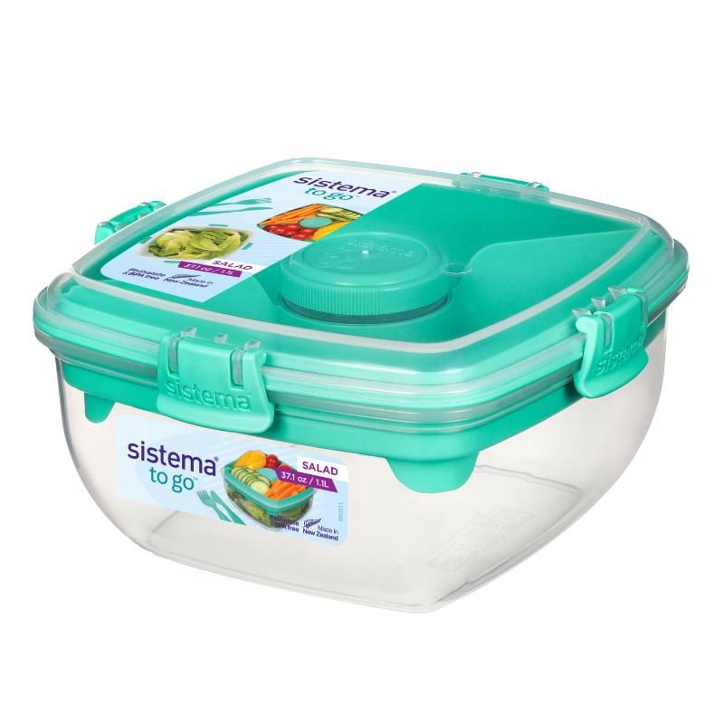 Sistema - Contenedor To Go Para Ensalada 1100 Ml, Producto Surtido