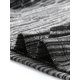 thumbnail image 5 of INSPIRE CHIC Blusa Metálica Brillante de Rayas con Brillo de Manga 3/4 para Fiesta de Halloween de Mujer L Plata Negro, 5 of 6