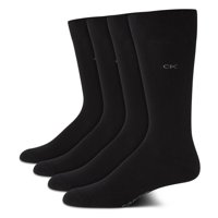 Calcetines De Vestir Calvin Klein, Mezcla De Algodón Suave, Paquete De 4 Unidades, Para Hombre
