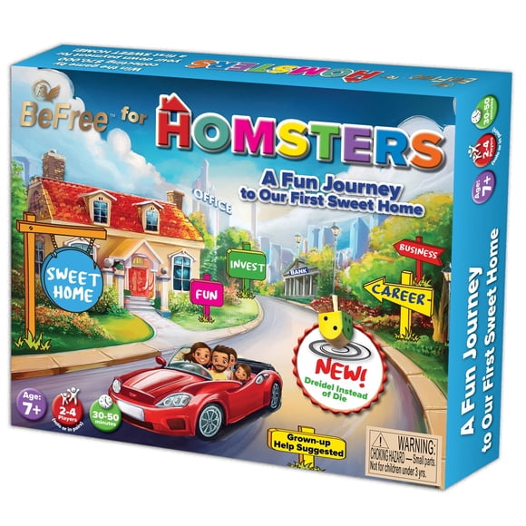 Juego de mesa BeFree HOMSTERS de educación financiera para niños de 8 a 12 años