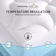 thumbnail image 2 of Cubrecolchón SLEEP ZONE Cooling, tamaño completo, blanco, 2 of 7