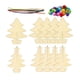 thumbnail image 2 of Juego De Pintura De Rodajas De Madera De árbol De Navidad, Juego De Pintura DIY Para Decoración Navideña, Juego De 5 Uds., 2 of 3