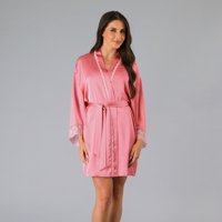 Bata Satin Encaje Flores Mujer 33954-273