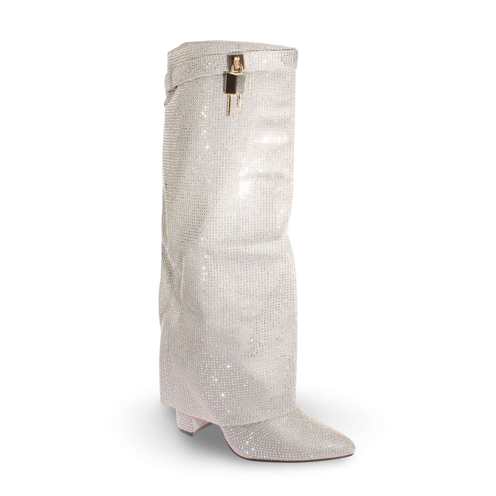 Bota Cristal Plata Pand-g