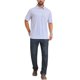 thumbnail image 2 of INSPIRE CHIC Camisas Polo de Hombre de Verano con Estampado Casual de Manga Corta Ligeras y Transpirables M Azul, 2 of 5