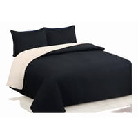 Genérico - Cubrecama Quilt Sherpa King Unicolor